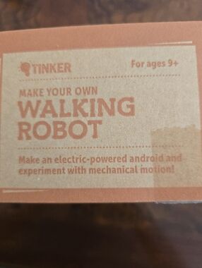 NEW: KiwiCo - TINKER Crate - Walking Robot - Free Shipping